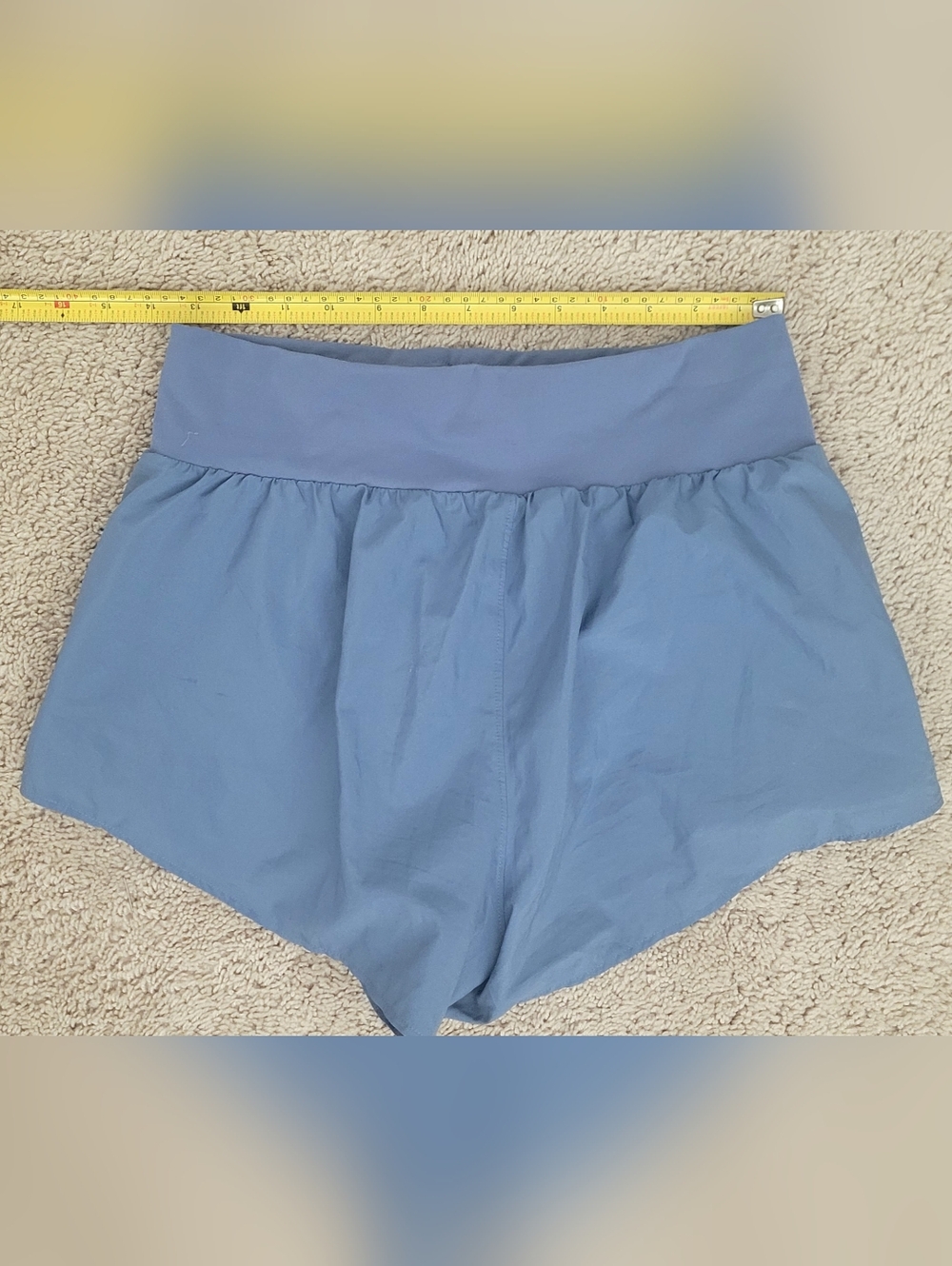 Fabletics Sun Chaser Shorts Activewear, Elemental Blue Color, Size S, Pocket - Picture 5 of 6